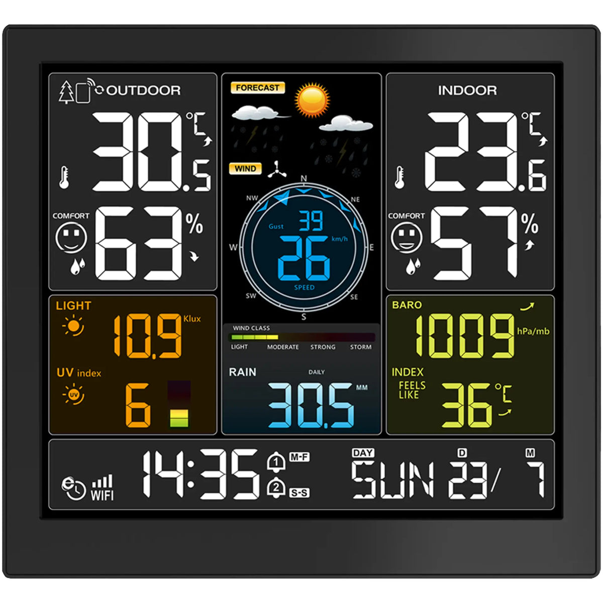 Altronics Wireless Wi-Fi Smart Home Weather Station