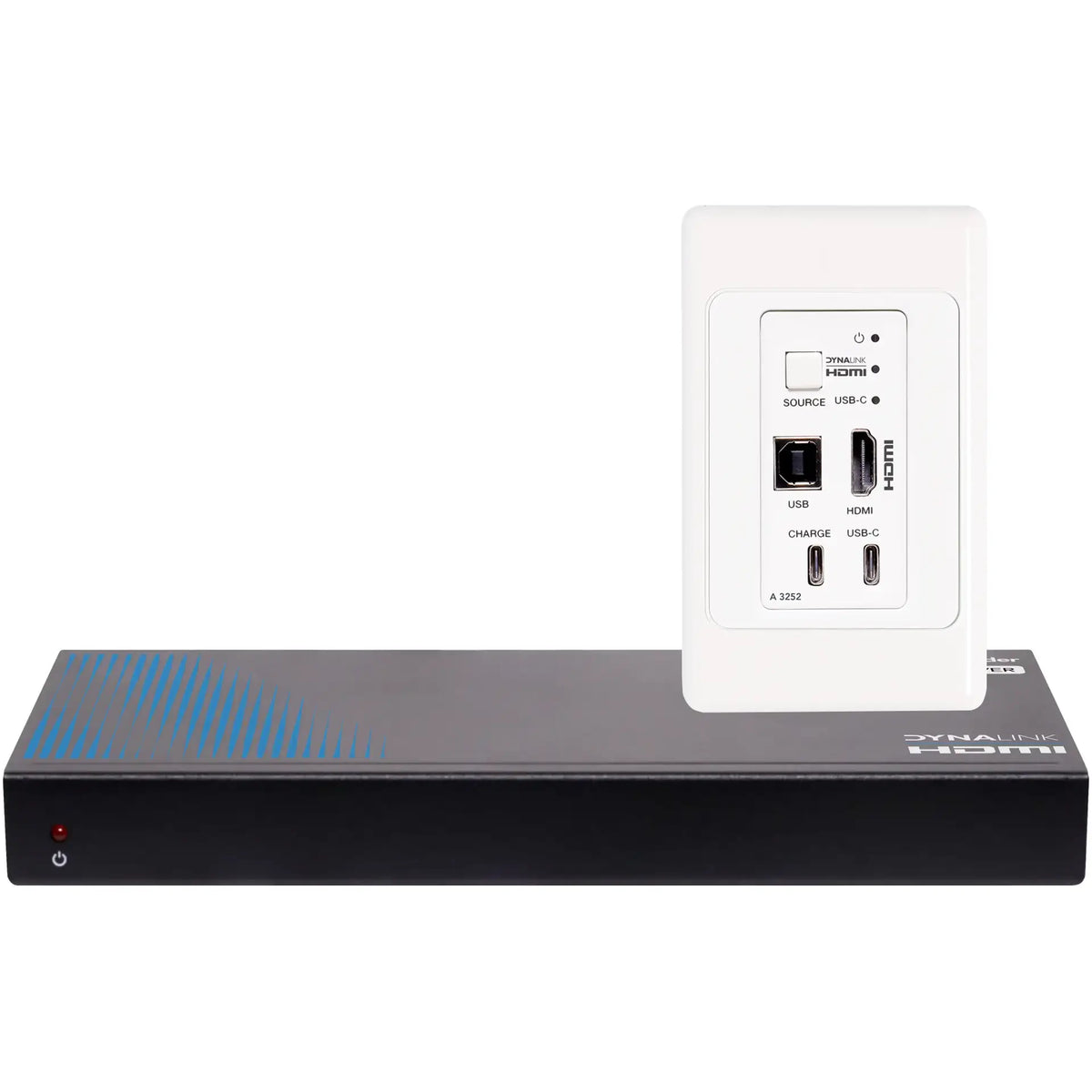 Dynalink HDMI / USB-C HDBaseT Cat6 Extender System with USB KVM