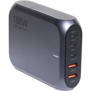 Powertran 5 Port USB-C QC3.0 188W PD GaN Wall Charger