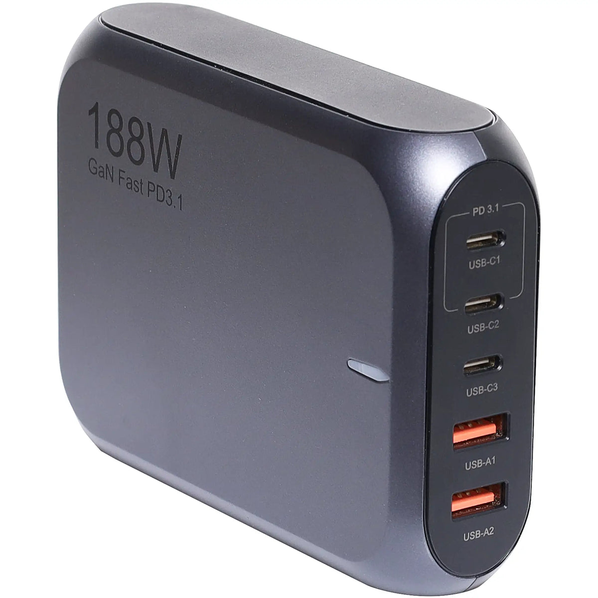 Powertran 5 Port USB-C QC3.0 188W PD GaN Wall Charger