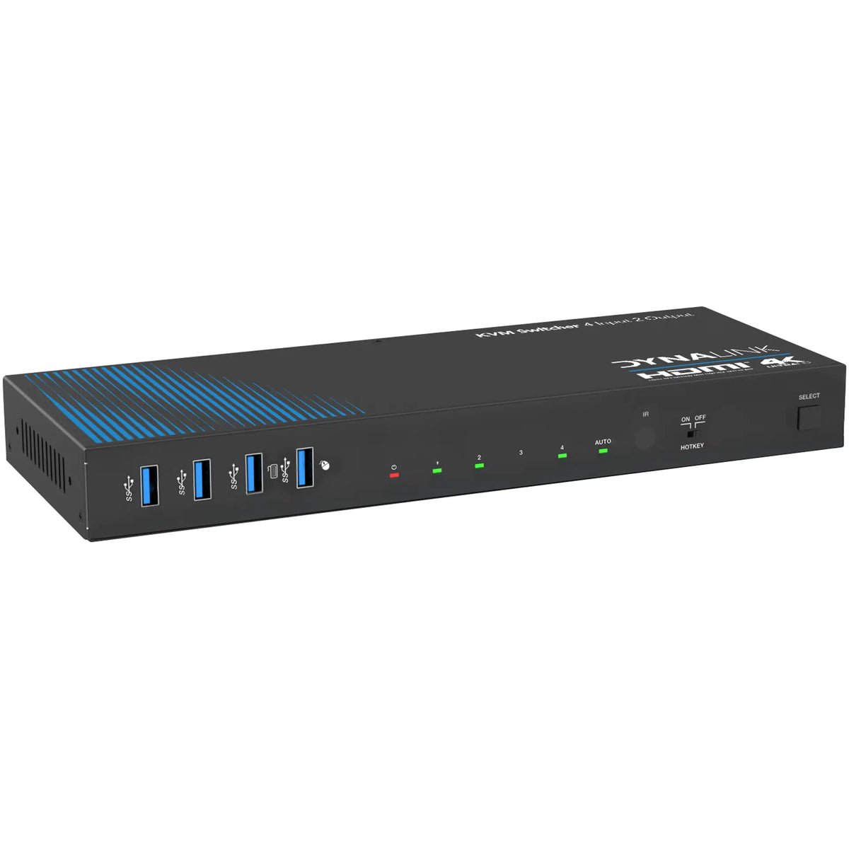 Dynalink 4 Way USB / HDMI 4K KVM Switcher