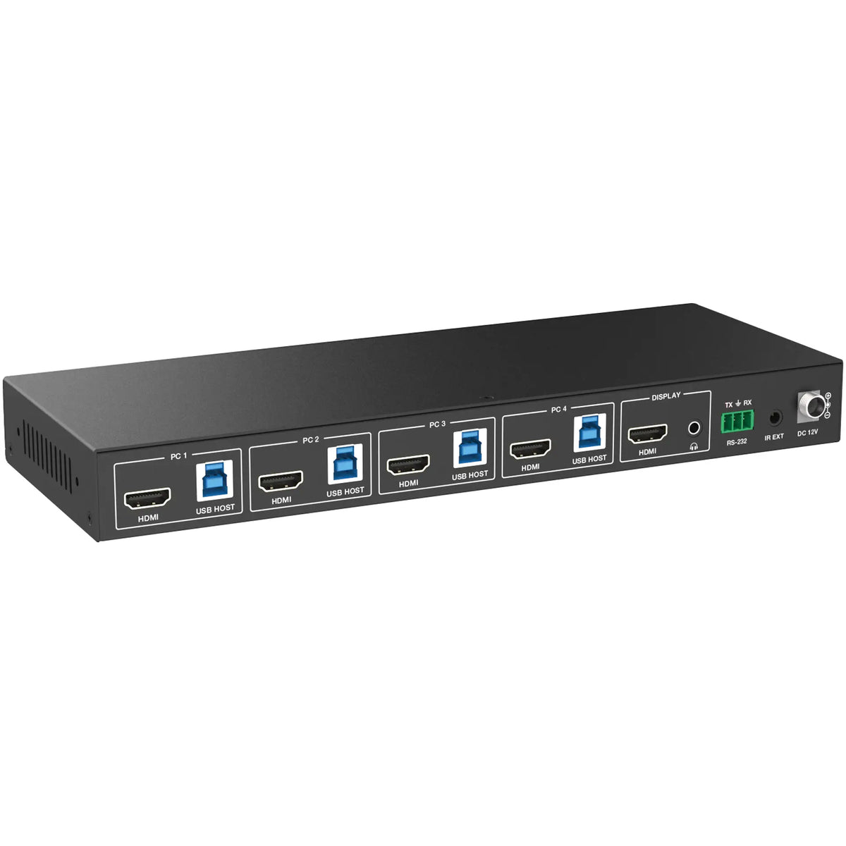 Dynalink 4 Way USB / HDMI 4K KVM Switcher