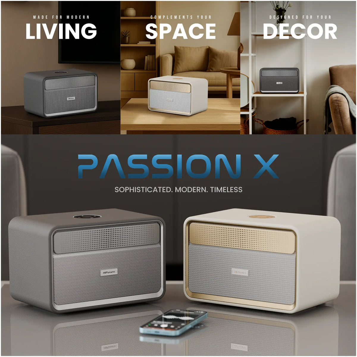 HiFuture Passion X Portable Bluetooth Speaker Black