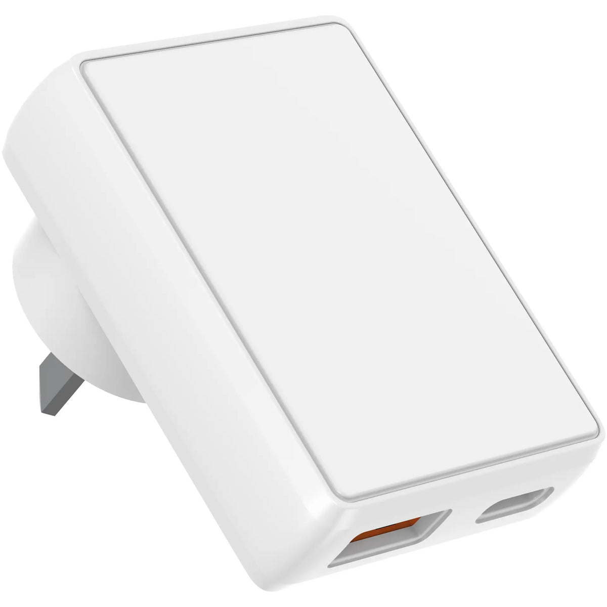 Powertran Dual Output USB-C QC3.0 30W PD Slim Wall Charger