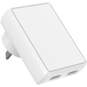 Powertran Dual Output USB-C 30W PD Slim Wall Charger