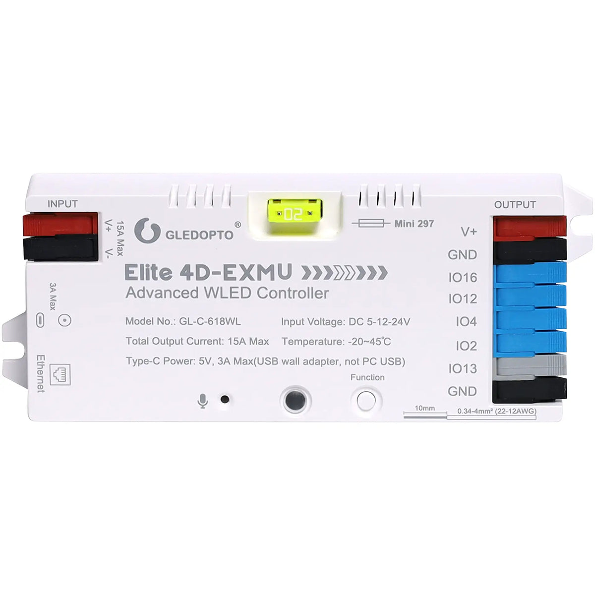 Gledopto ESP32 Advanced Wi-Fi / Ethernet WLED Digital LED Controller