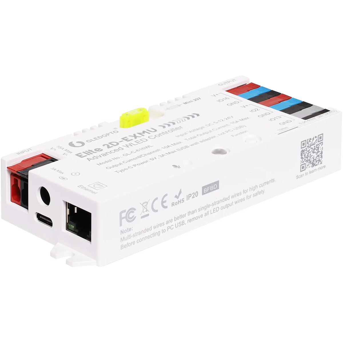Gledopto ESP32 Wi-Fi / Ethernet WLED Digital LED Controller