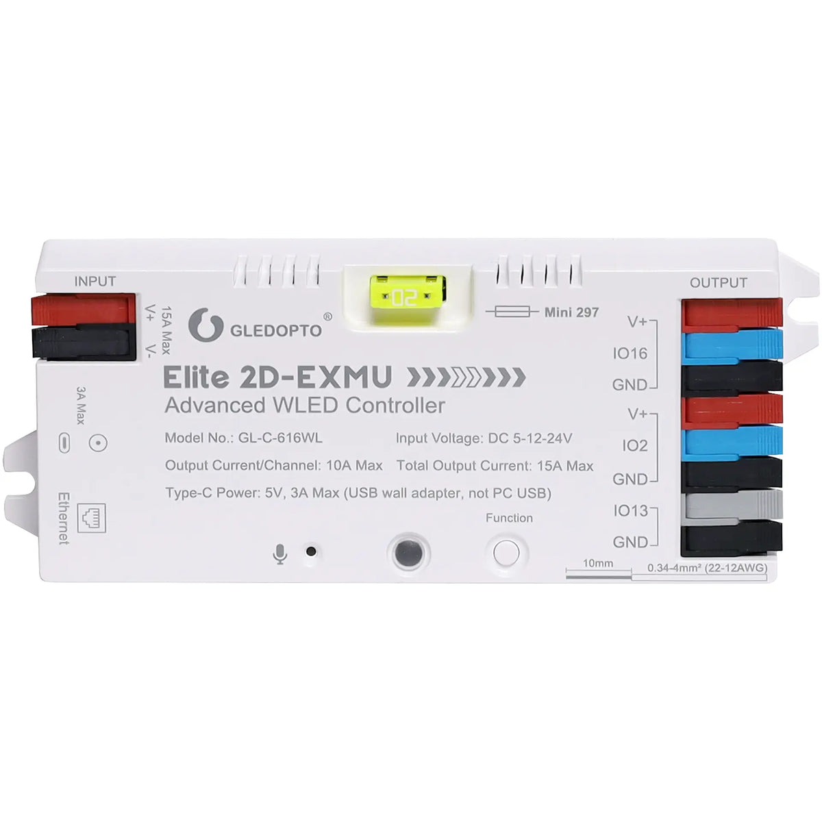 Gledopto ESP32 Wi-Fi / Ethernet WLED Digital LED Controller