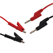 Altronics Test Leads - Stackable Banana Plugs to Croc Clips