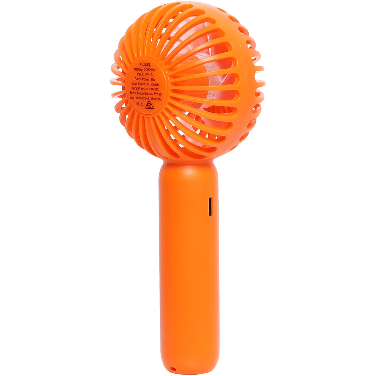 6 Speed USB Handheld Mini Fan
