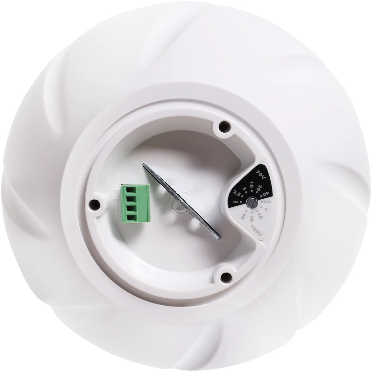 Redback 100V Line 40W White Ball Pendant Ceiling Speaker