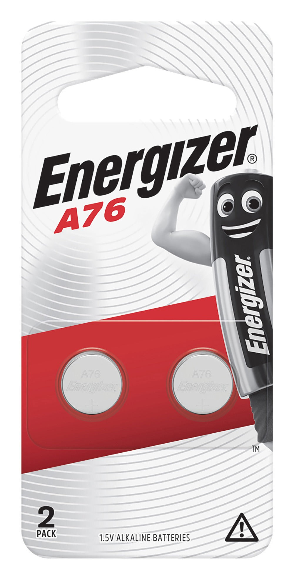 Energizer A76 Alkaline Button Batteries (Pack of 2)