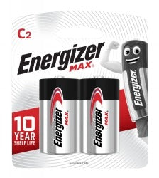 Energizer MAX C Alkaline Batteries (Pack of 2)