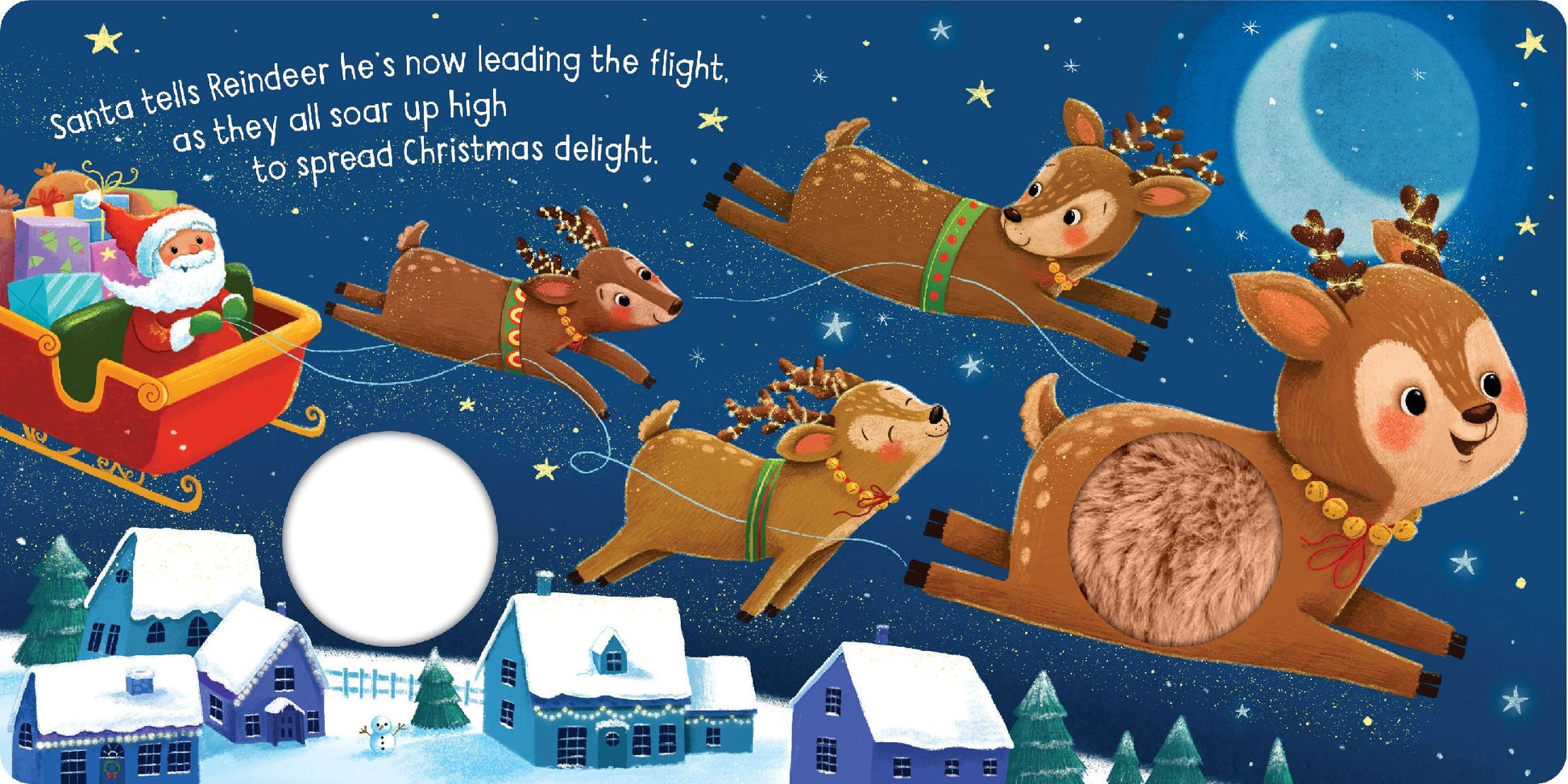 Squeaky Plush Board Book - Squeaky Little Reindeer — inside page 5