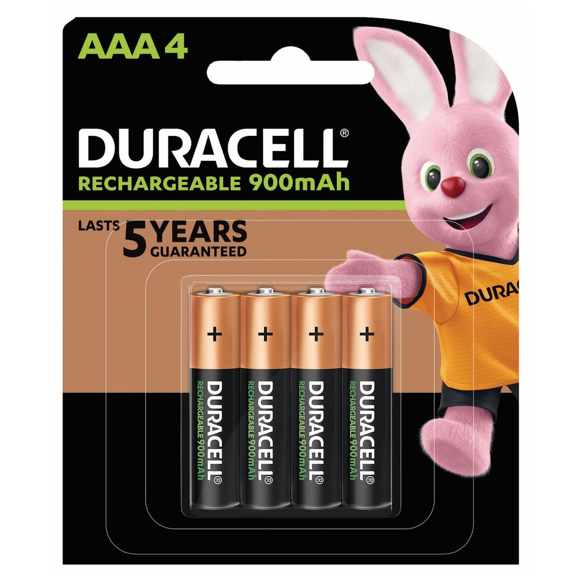 Duracell Rechargeable AAA Batteries 800mAh (Pack of 4)