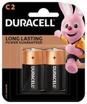 Duracell Alkaline C Batteries (Pack of 2)