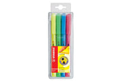 Stabilo Flash Highlighters - Assorted (Wallet of 4)