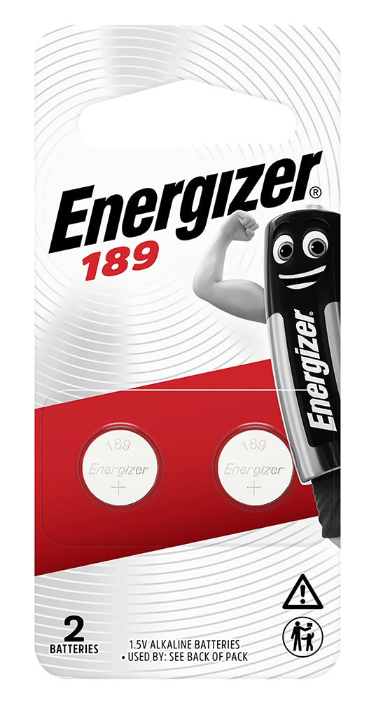 Energizer 189 Alkaline Button Batteries (Pack of 2)