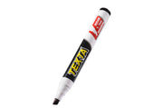 Texta Permanent Markers - Chisel Tip, Black (Box of 12)