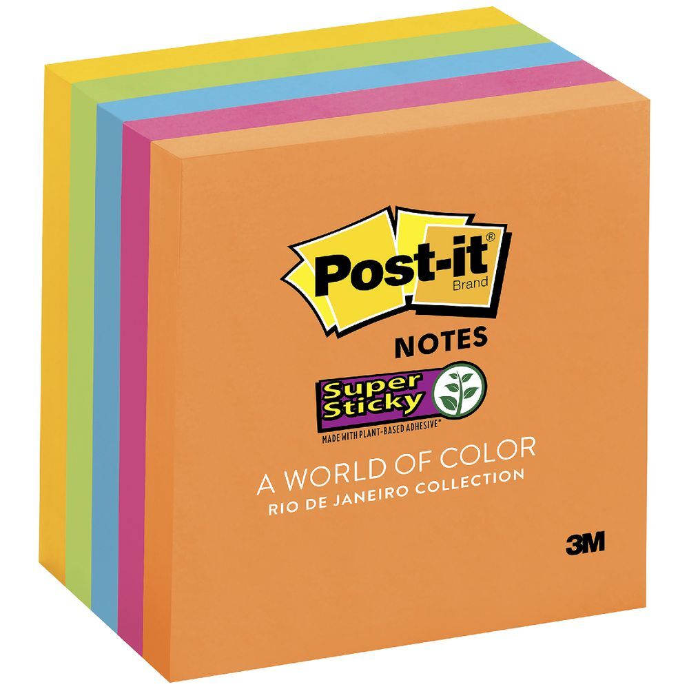 Post-It Notes: Rio De Janerio Collection - 76mm x 76mm: 90 Sheets (5 Pack)