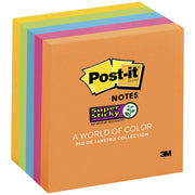 Post-It Notes: Rio De Janerio Collection - 76mm x 76mm: 90 Sheets (5 Pack)
