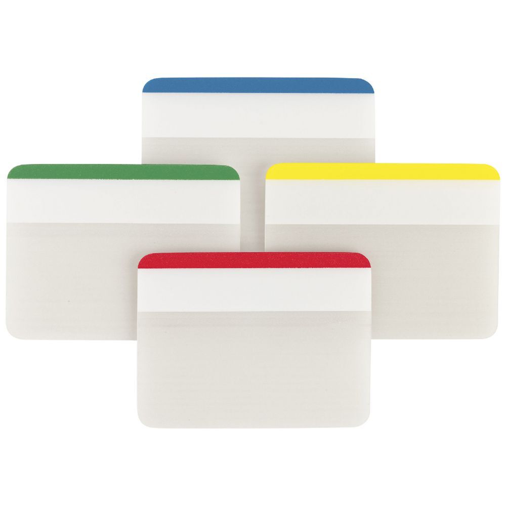 Post-It Filing Tabs: Primary Colours 51 x 38mm (24 Tabs)