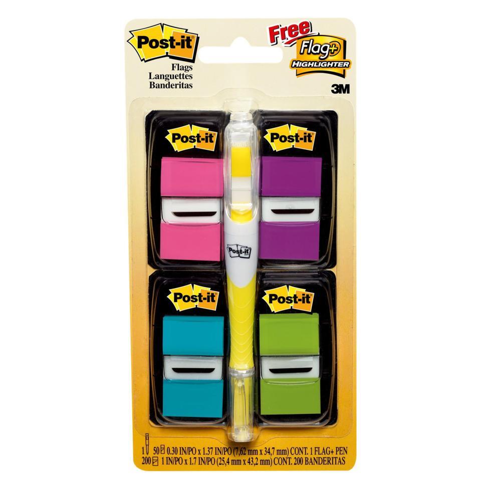 Post-It Flags with Highlighter