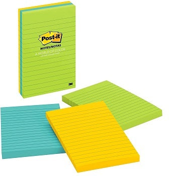Post-It Notes: Jaipur Collection - 101mm x 152mm: 100 Sheets (3 Pack)