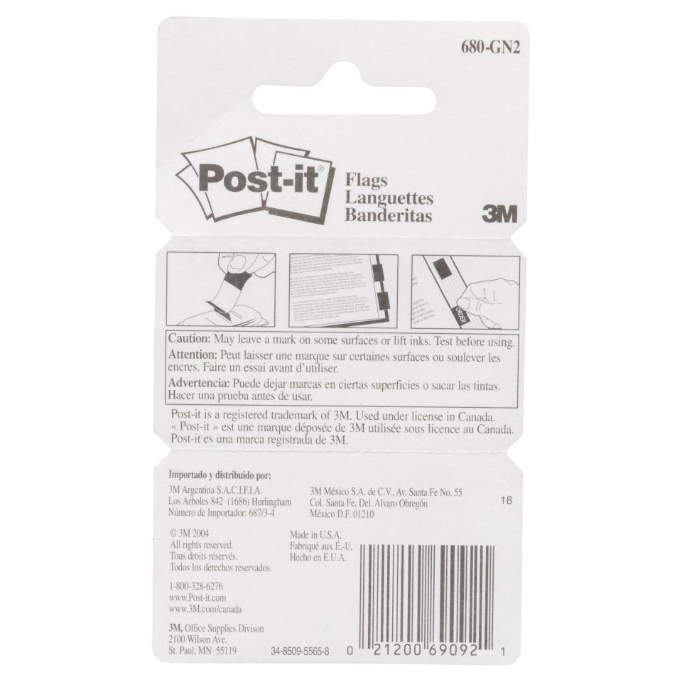 Post-It Flags - Green (Pack of 2)