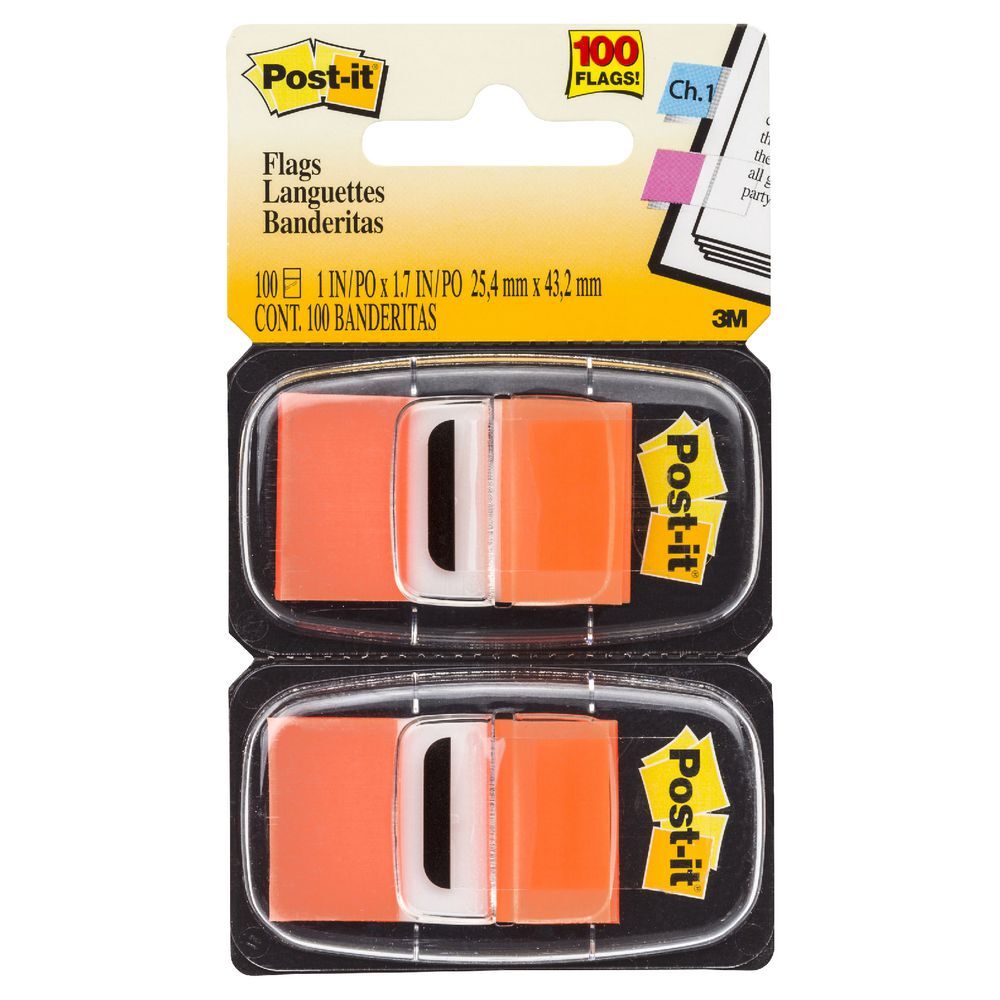 Post-It Flags - Orange (Pack of 2)