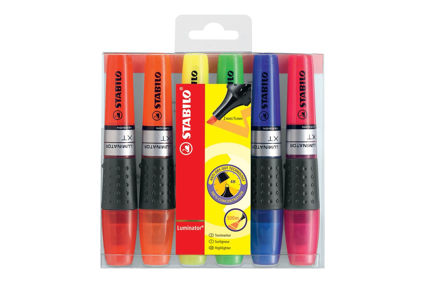 Stabilo Luminator Highlighters - Assorted (Wallet of 6)