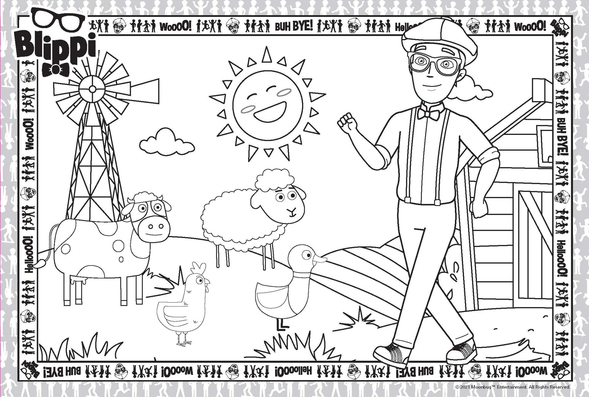 Blippi - Giant Activity Pad — inside page 2