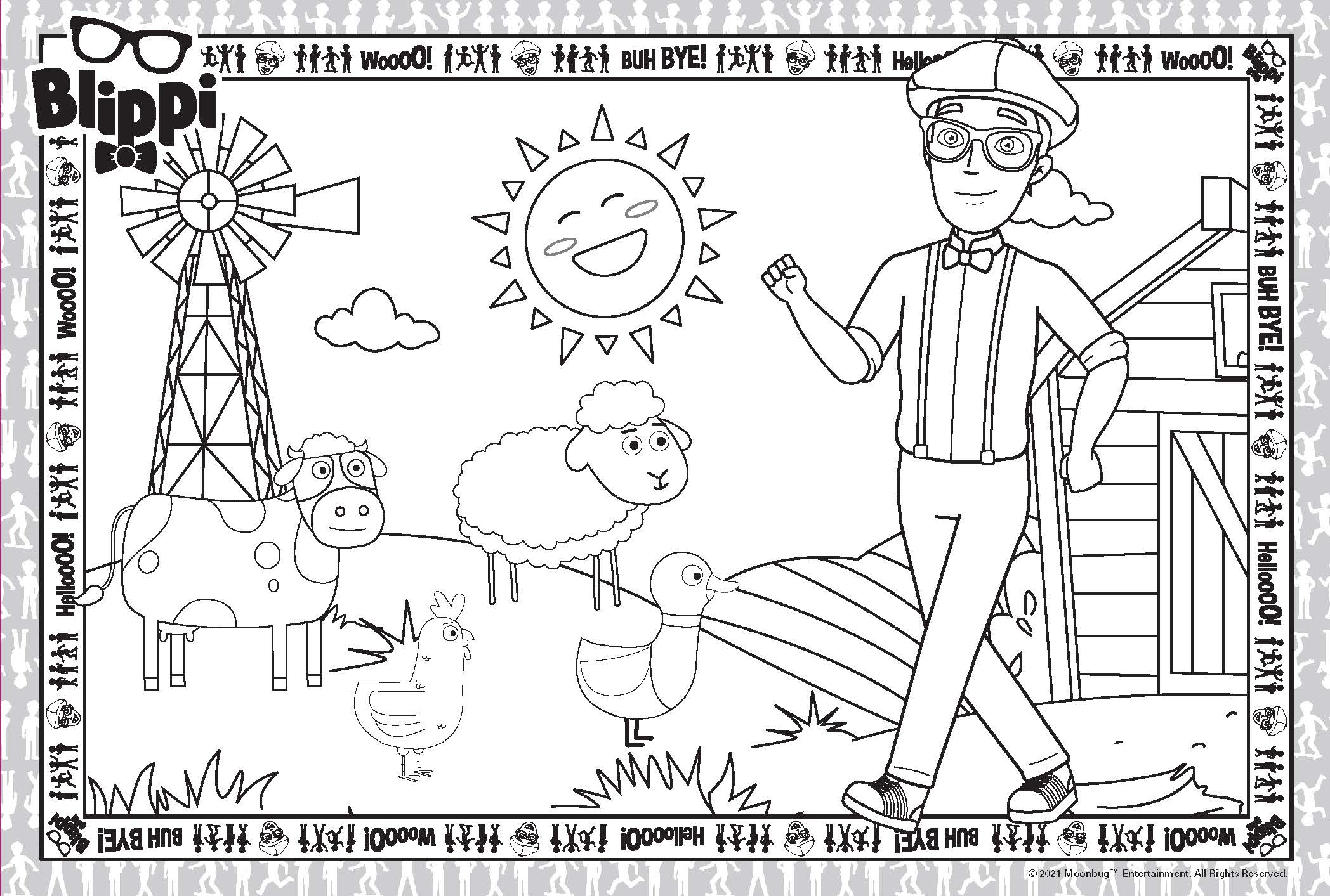 Blippi - Giant Activity Pad — inside page 2