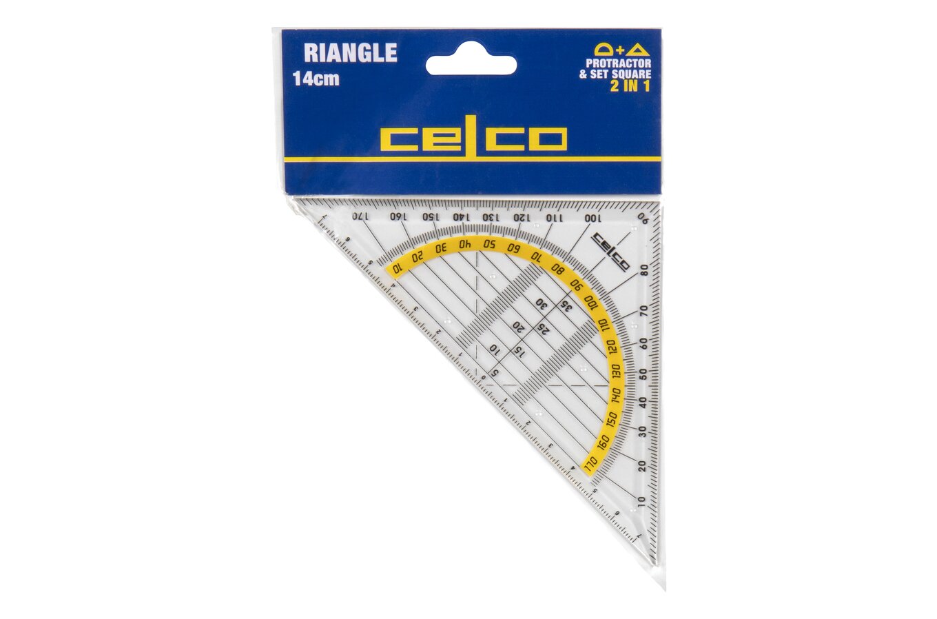 Celco 2-in-1 Set Square and Protractor
