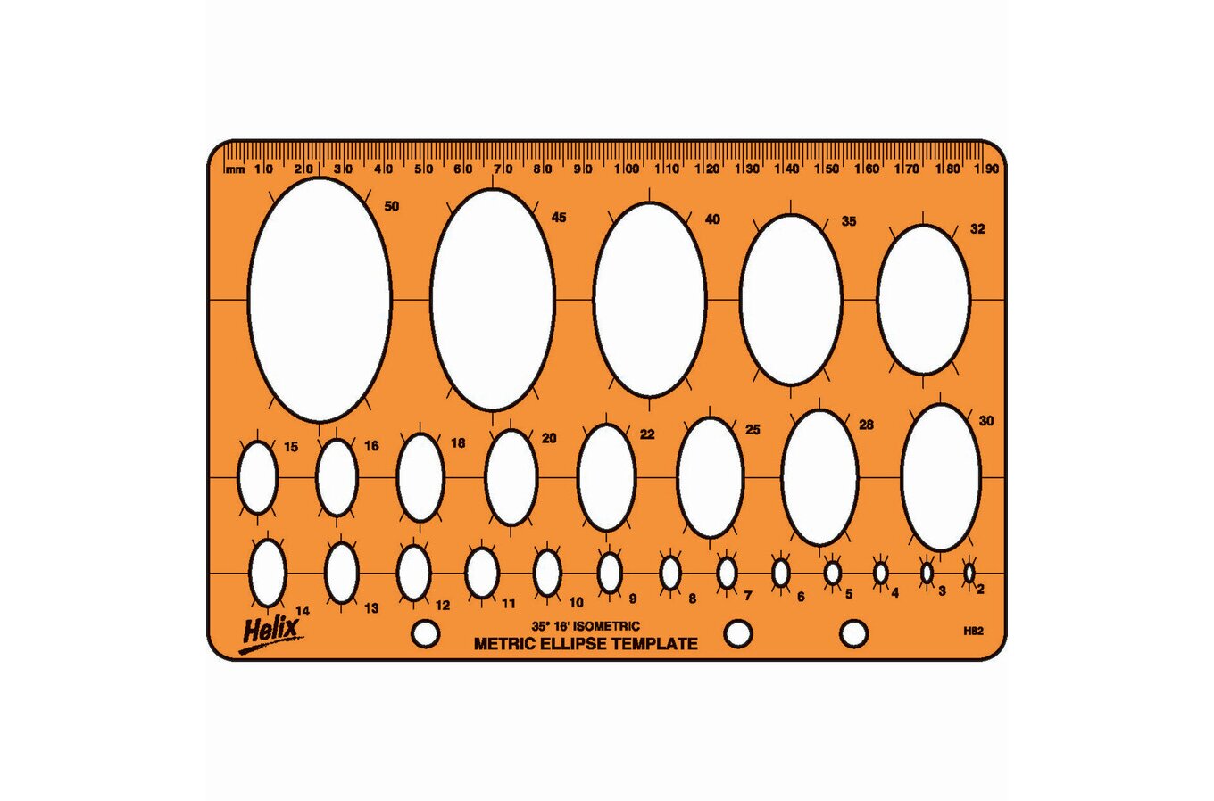 Helix Ellipse Template