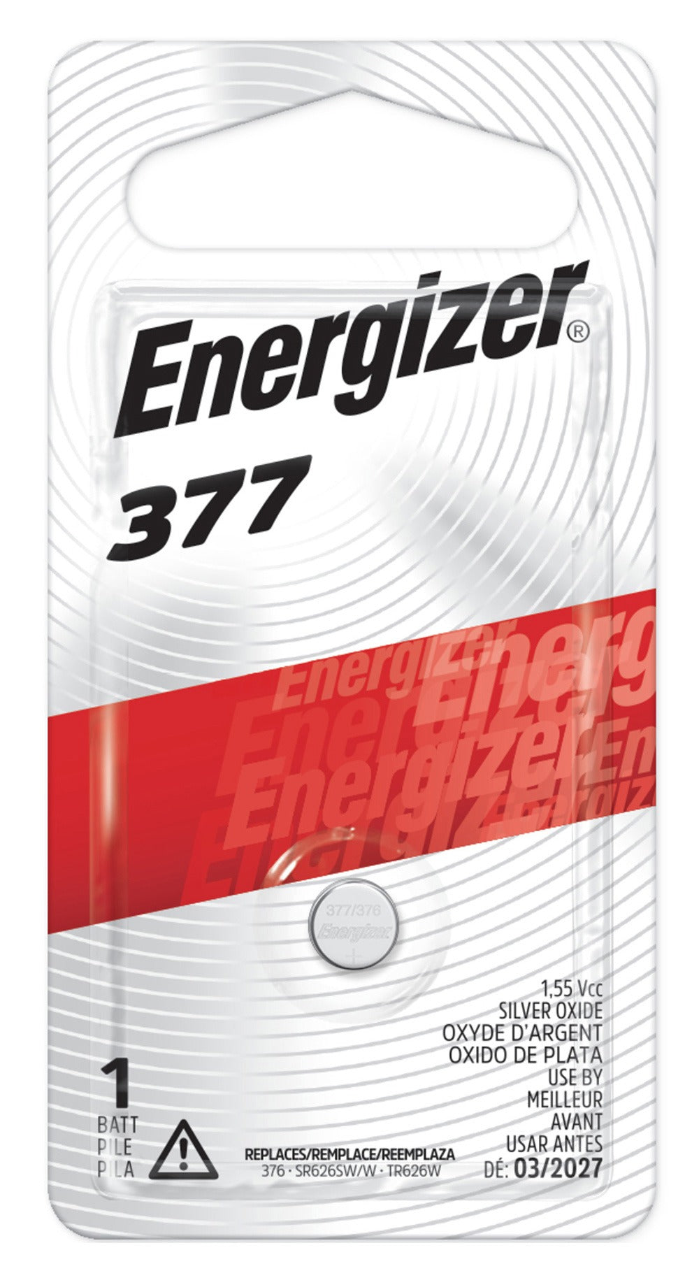 Energizer 377 Silver Oxide Watch Battery