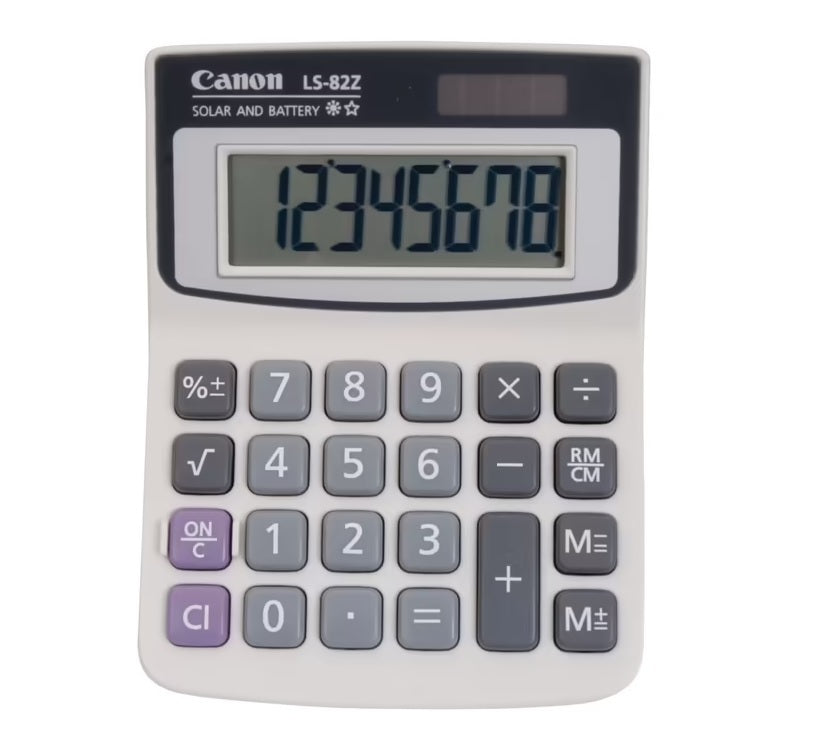 Canon 8 Digit Desktop Calculator LS-82Z