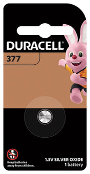 Duracell 377 Silver Oxide Watch Battery
