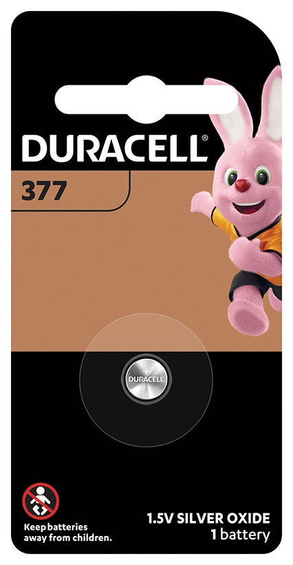 Duracell 377 Silver Oxide Watch Battery