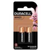 Duracell MN21 23A 12V Alkaline Batteries (Pack of 2)