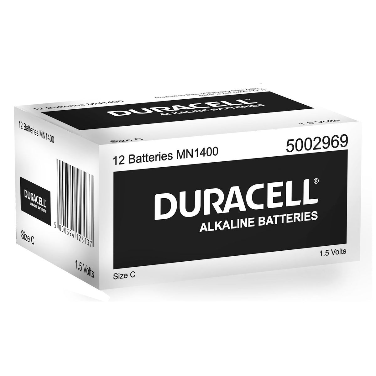 Duracell Alkaline C Batteries - Bulk (Box of 12) - view 2