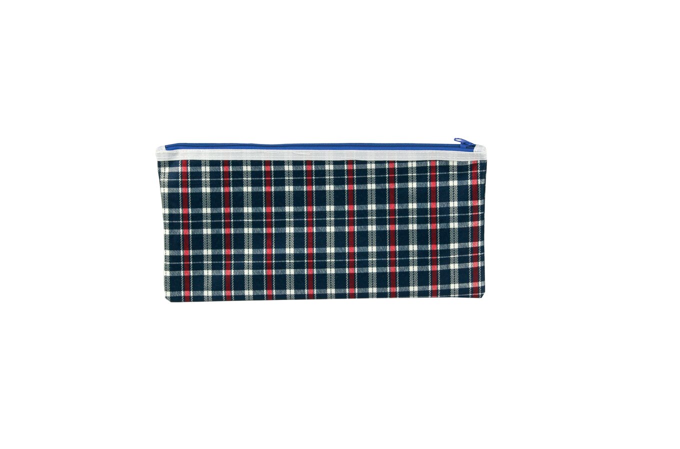 Celco Tartan Pencil Case - 340 x 170mm, 1 Zip (Pack of 10)