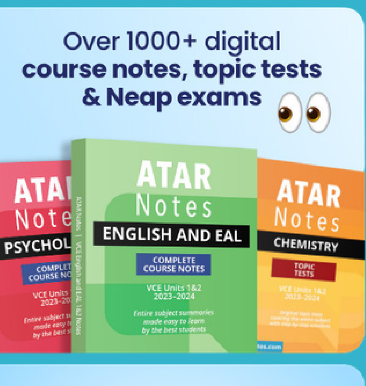 ATARNotes+ — 1000+ digital course notes, topic tests and Neap exams