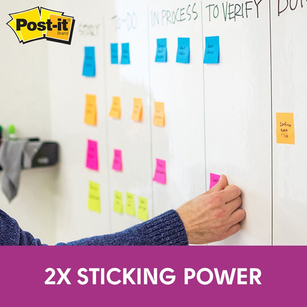 Post-It Notes: Miami Collection - 76mm x 76mm: 90 Sheets (5 Pack)