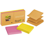 Post-It Pop-Up Notes: Rio De Janeiro Collection - 76mm x 76mm (6 Pack)