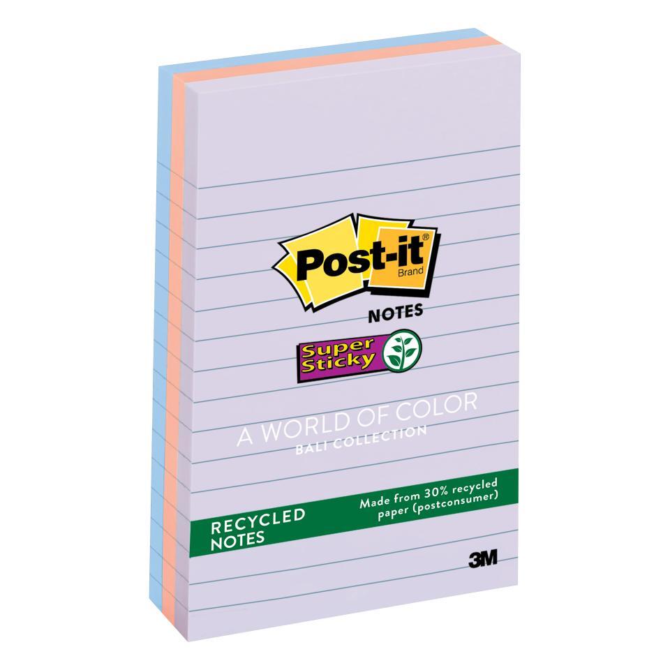 Post-It Notes: Bali Collection - 101mm x 152mm: 90 Sheets (3 Pack)