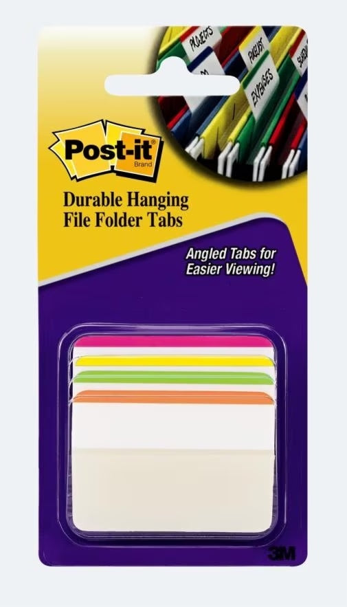 Post-It Filing Tabs - Brights (24 Pack)