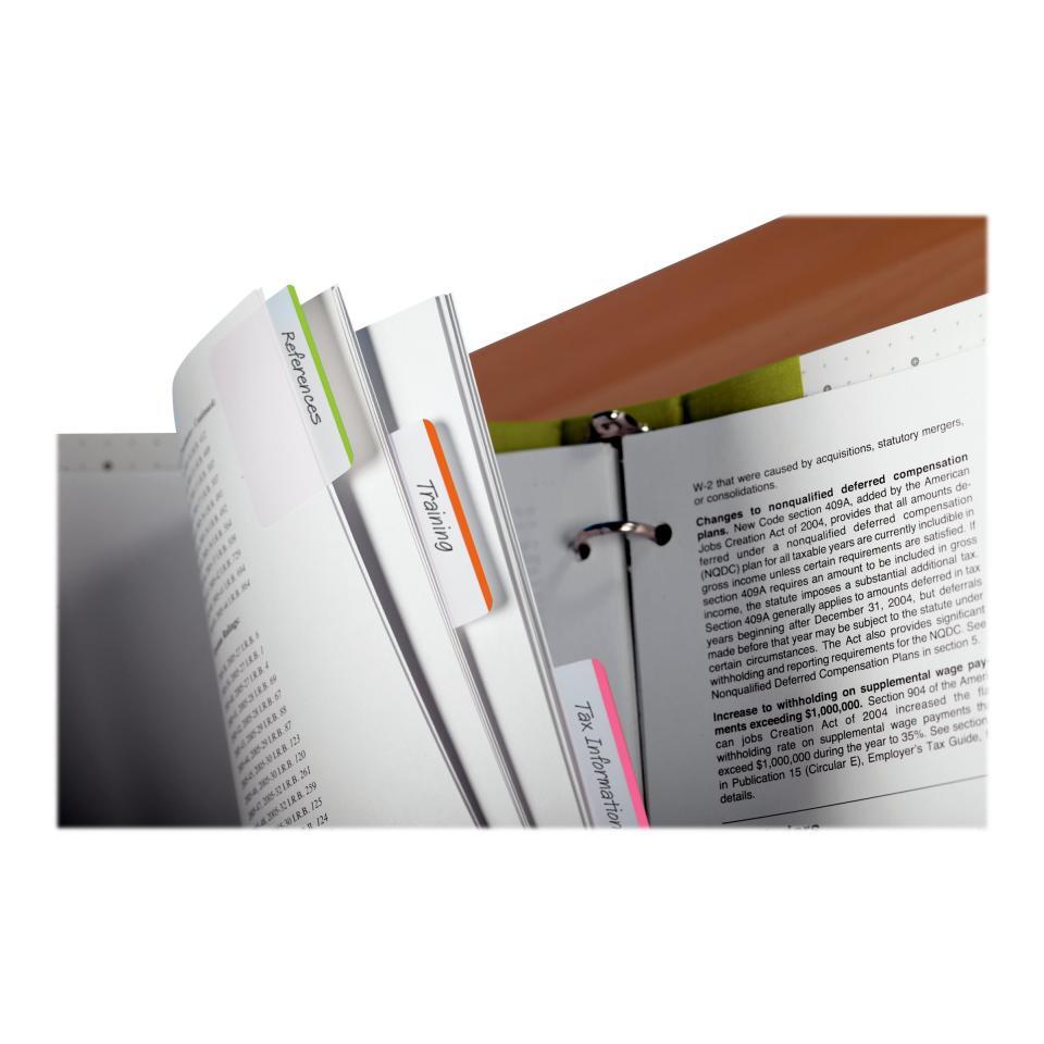 Post-It Filing Tabs: Assorted Fluoro Colours - 50.8 x 38.1mm
