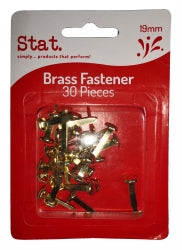Stat Paper Fastener Brass - 3/4 Inch Pack of 30