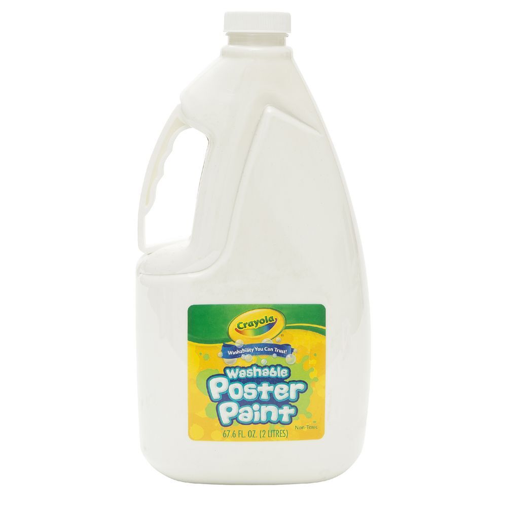 Crayola Washable Poster Paint - 2 Litres: White